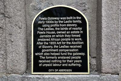 Powis Gate Plaque