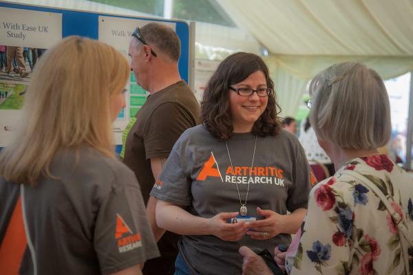 Arthritis Research UK stall