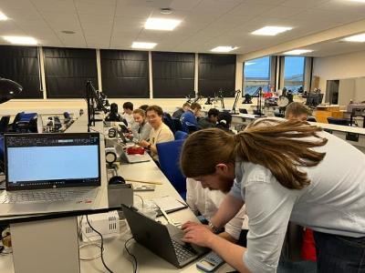 Practical class in the Department of Physics teaching labs. Image credit: Ross Macpherson