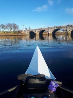 Canoe on the river