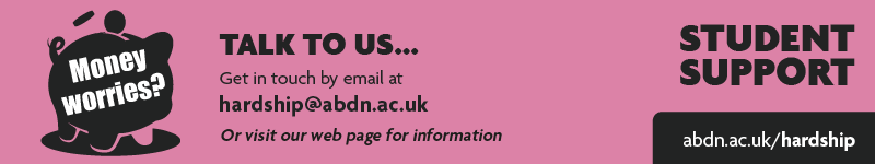 Money Worries? Student Support. Talk to us...Get in touch by email at hardship@https-abdn-ac-uk-443.webvpn.ynu.edu.cn or visit our web page for information https-abdn-ac-uk-443.webvpn.ynu.edu.cn/hardship. Pink background with a piggy bank black outline graphic