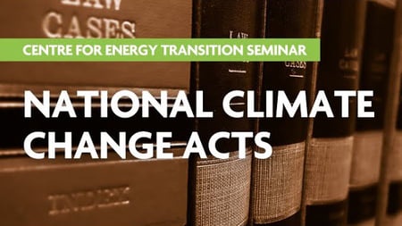 National climate change acts