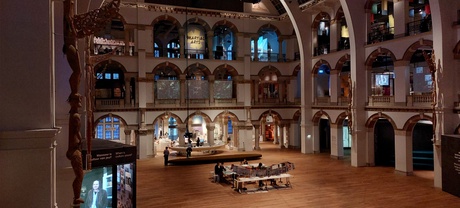 Interior of museum