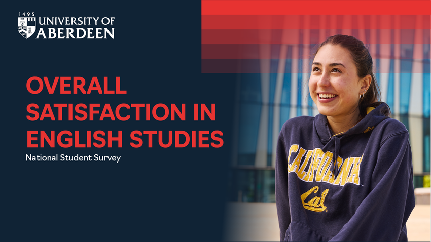 1st in Scotland, Wales, and Northern Ireland for Overall Satisfaction in English Studies by the National Student Survey 2025