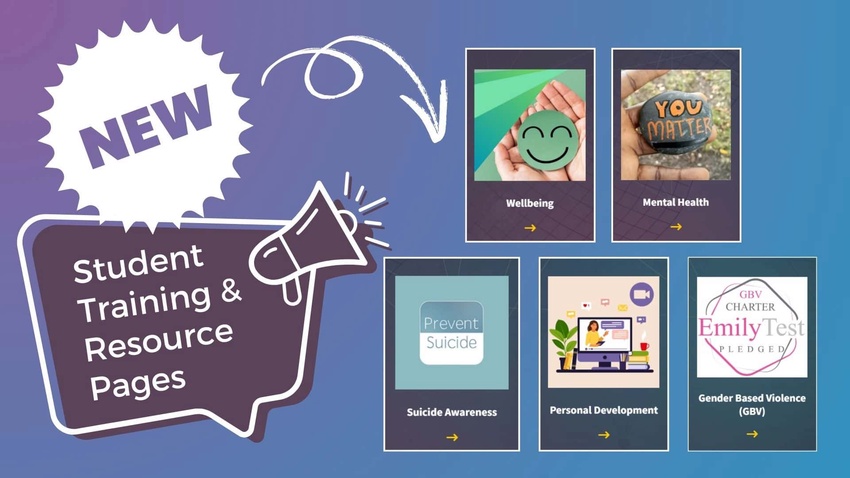 Student Wellbeing Training &amp; Resources